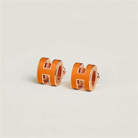 hermes mini pop h earring.